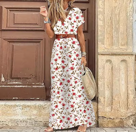 MAXI DRESS WITH SIDE SLIT