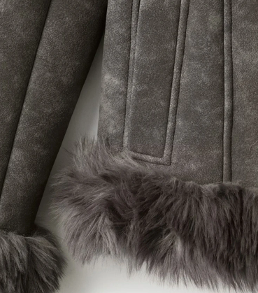 JACKE MIT WILDLEDER-EFFEKT