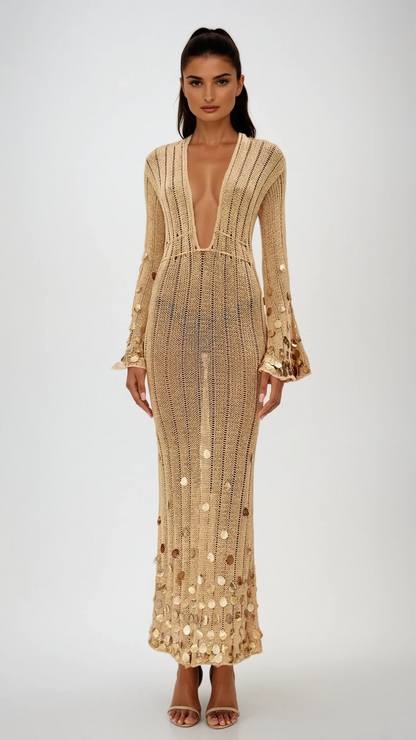 EMMA | Sparkling maxi dress