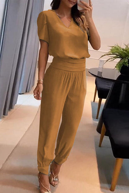 CONJUNTO CASUAL DOS PIEZAS CUELLO V