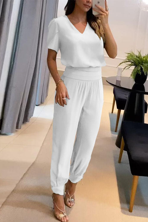 CONJUNTO CASUAL DOS PIEZAS CUELLO V