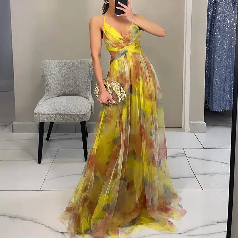 FLOWY FLORAL MAXI DRESS Loopy Wear FLOWY FLORAL MAXI DRESS Loopy Wear