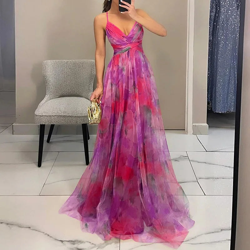 FLOWY FLORAL MAXI DRESS Loopy Wear FLOWY FLORAL MAXI DRESS Loopy Wear