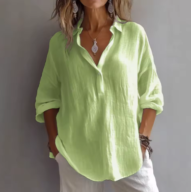 LOCKERE BLUSE MIT 3/4-ÄRMELN