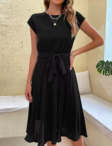 RUTH | Plissiertes Midikleid