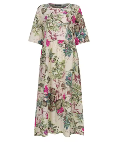 VALERIA | Floral maxi dress