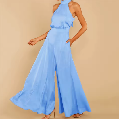 MONO LARGO CUELLO HALTER