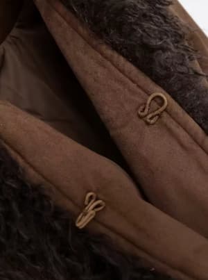 Doppelseitige Pelz-Effekt-Jacke