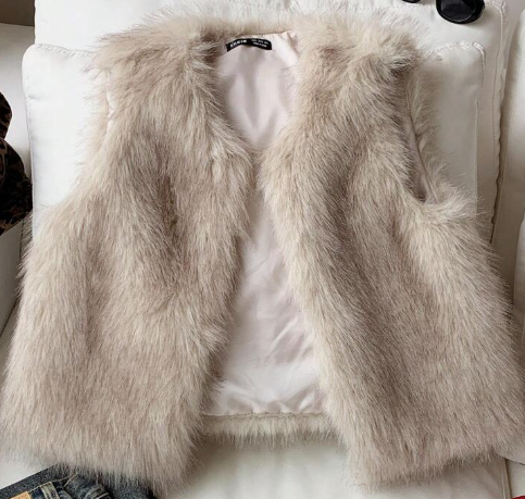 AURIS | Sleeveless faux fur vest