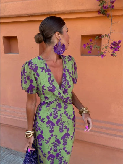 VESTIDO LARGO ESCOTE V