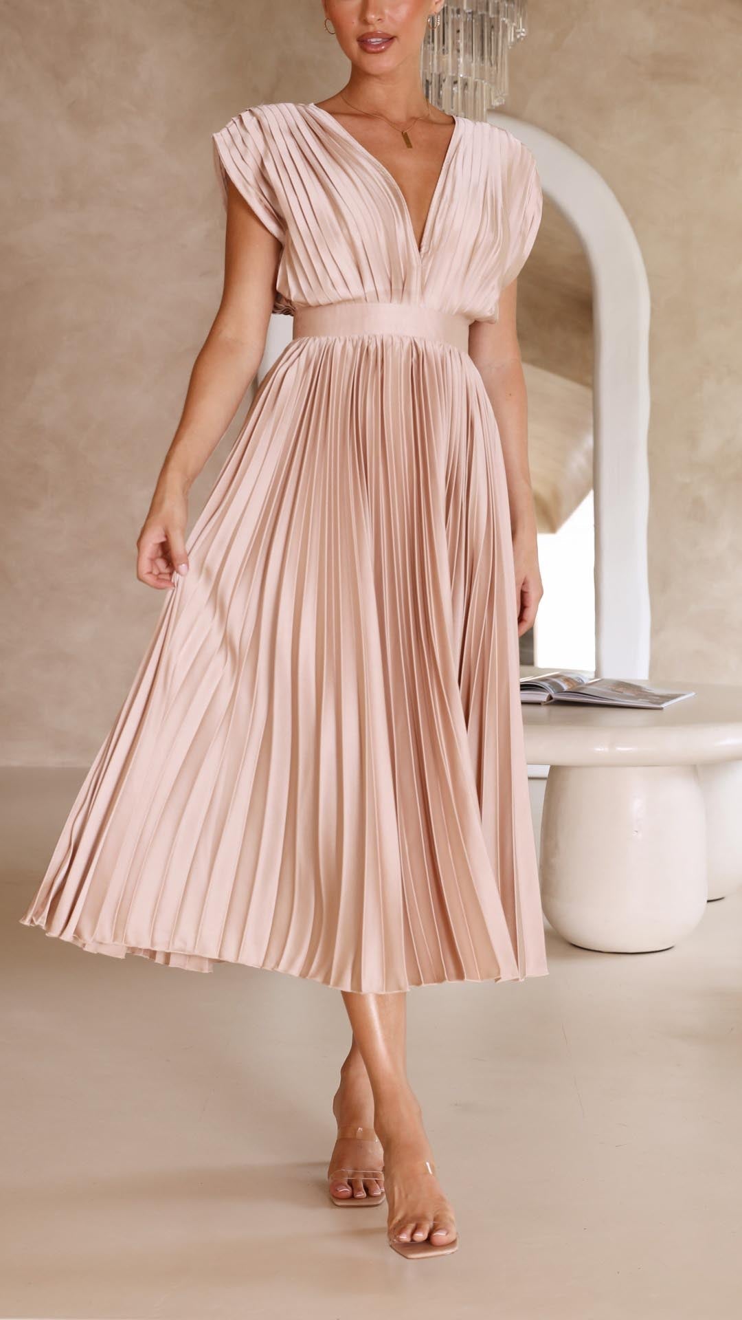 classy pleated dress Elegant Pleated Strapless Maxi Dress Likemychoice