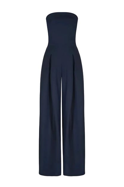 SLEEVELESS OFF-SHOULDER JUMPSUIT