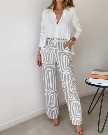 CONJUNTO CAMISA Y PANTALÓN DIBUJO