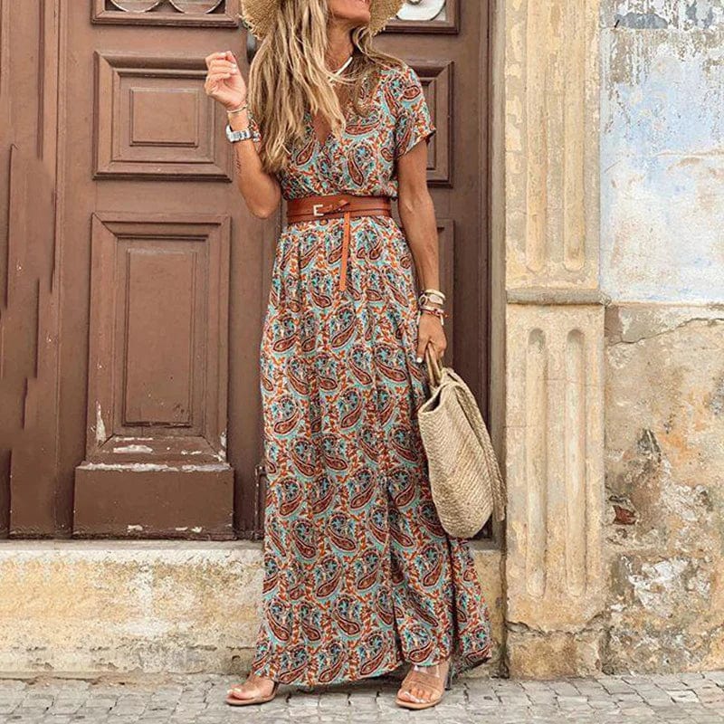 MAXI DRESS WITH SIDE SLIT
