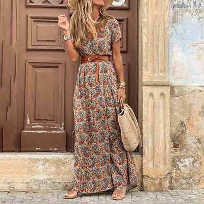 MAXI DRESS WITH SIDE SLIT