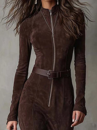 suede-maxi-dress-with-zipper
