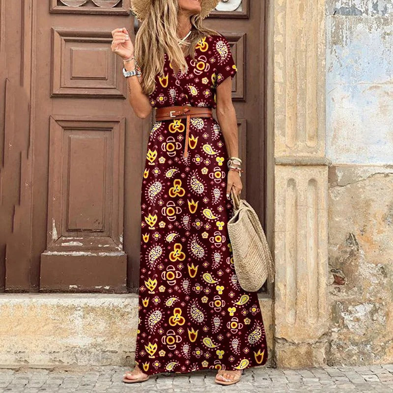 MAXI DRESS WITH SIDE SLIT
